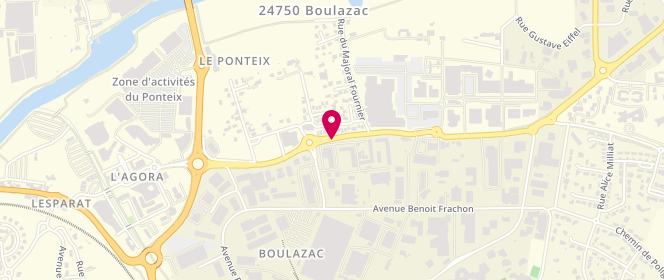 Plan de Boulangerie Marie Blachere, avenue Marcel Paul, 24750 Boulazac-Isle-Manoire