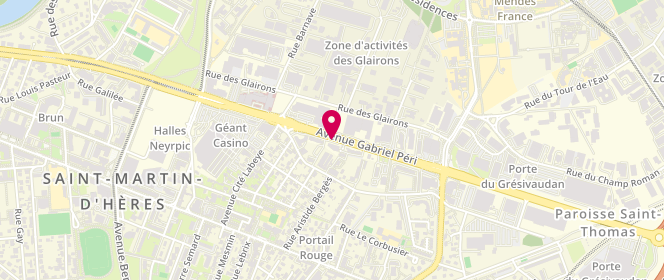 Plan de Les Petits Pains de Manon, 104 Avenue Gabriel Péri, 38400 Saint-Martin-d'Hères
