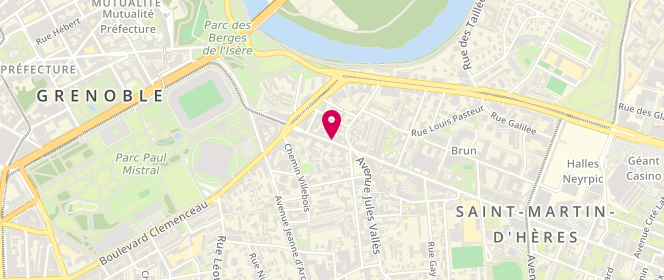 Plan de Boulangerie Cagol, 17 Avenue de Valmy, 38000 Grenoble