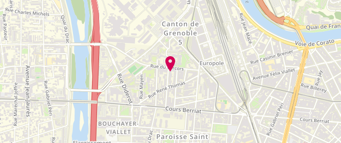 Plan de La Friandise, 29 Rue du Vercors, 38000 Grenoble