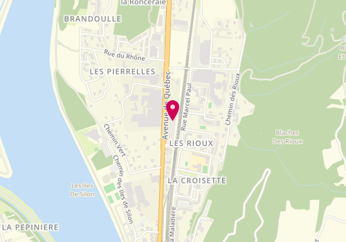 Plan de Le Fournil de Camille, 22 avenue de Québec, 26240 Saint-Vallier