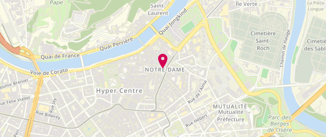 Plan de Fournil Notre Dame, 2 Place Notre Dame, 38000 Grenoble
