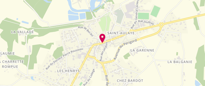 Plan de VITAL Patrice, place Pasteur, 24410 Saint-Aulaye-Puymangou