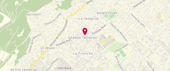 Plan de Boulangerie Del Vecchio, 41 Grande Rue, 38700 La Tronche