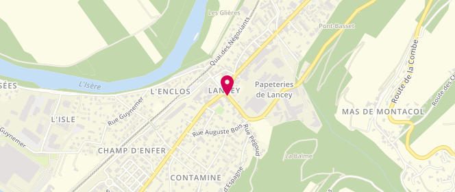 Plan de Maison des Délices, 2 Avenue Papeteries, 38190 Villard-Bonnot