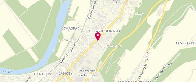 Plan de Lazzarotto Chantal, 11 Boulevard de la Pologne Lieudit Lancey, 38190 Villard-Bonnot