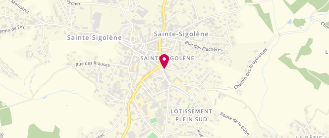 Plan de La Fournee Sigolenoise, 1 avenue de Marineo, 43600 Sainte-Sigolène