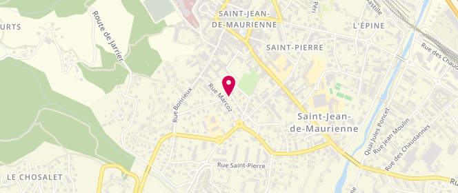 Plan de Le Fournil du Petit Pere Julliard, 113 Rue Pasteur, 73300 Saint-Jean-de-Maurienne