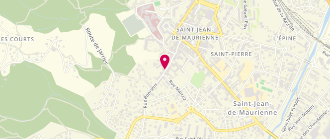 Plan de M & F Gerber, 60 Rue Bonrieux, 73300 Saint-Jean-de-Maurienne