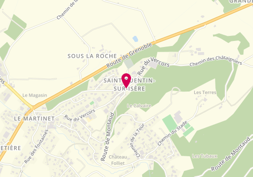 Plan de Maison Franchini, 741 Rue du Vercors, 38210 Saint-Quentin-sur-Isère