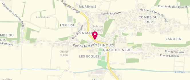 Plan de Cyril et Laurence, 150 Route de Bouge, 26210 Épinouze