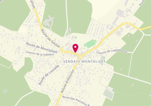 Plan de L'Epi et la Cote, 9 Eglise, 33930 Vendays-Montalivet