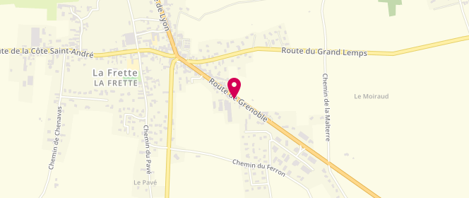 Plan de Boulangerie Jaume, 21 Route Grenoble, 38260 La Frette
