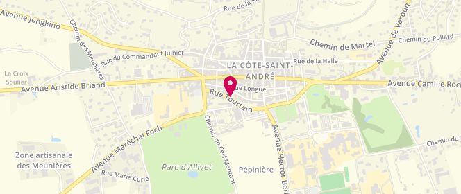 Plan de La Mie Dany la Côte, 31 Rue de Saint-André, 38260 La Côte-Saint-André