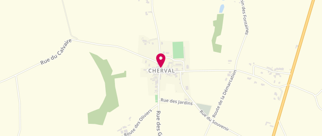 Plan de Chez Hannah, Le Bourg, 24320 Cherval