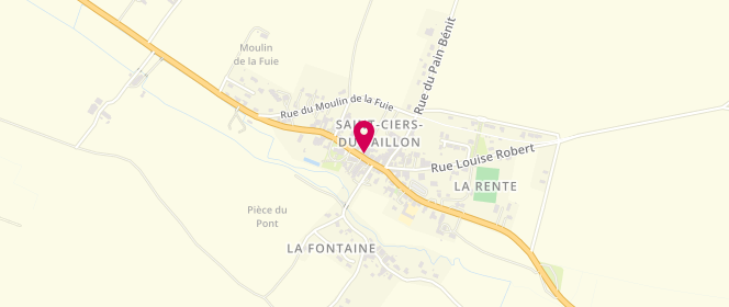 Plan de Boulangerie du Taillon, COIRIER Cédric... Patisserie, 39 avenue de la République, 17240 Saint-Ciers-du-Taillon