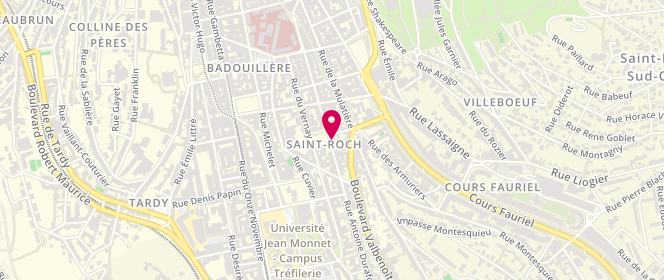 Plan de Banette, 63 Rue Antoine Durafour, 42100 Saint-Étienne