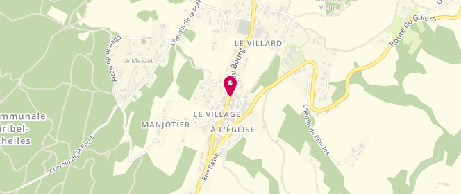 Plan de Boulangerie Gendre, 680 Route du Bourg, 38380 Miribel-les-Échelles