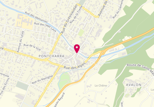 Plan de La Boulangerie du Breda, 207 Rue Laurent Gayet, 38530 Pontcharra