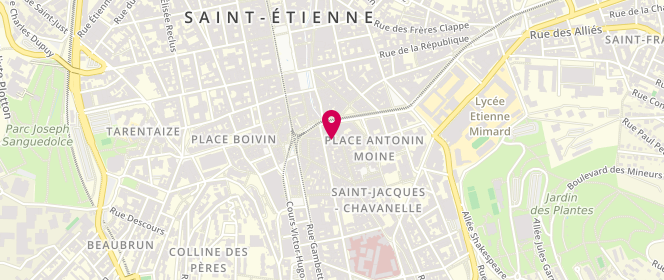 Plan de Le Gruau Lorrain, 20 Rue Denis Escoffier, 42000 Saint-Étienne
