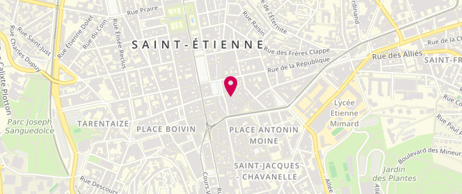 Plan de Slilé, 16 Rue Saint-Jean, 42000 Saint-Étienne