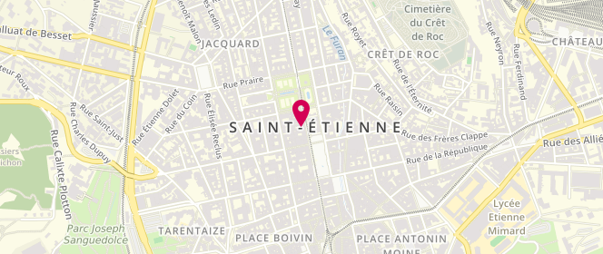 Plan de L' Atelier de la Place, 11 Rue Président Wilson, 42000 Saint-Étienne