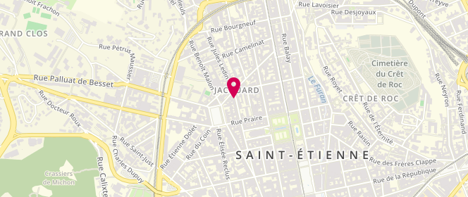 Plan de Anas, 43 Rue Paul Bert, 42000 Saint-Étienne