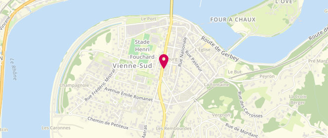Plan de Boulangerie des Roches, 21 avenue de la Libération, 38370 Les Roches-de-Condrieu
