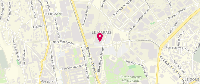 Plan de Marmite & Pétrin Technopole, 11 Rue Barrouin, 42000 Saint-Étienne