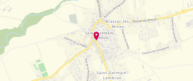 Plan de Maison Vedrines, 7 Route de Brioude, 63340 Saint-Germain-Lembron