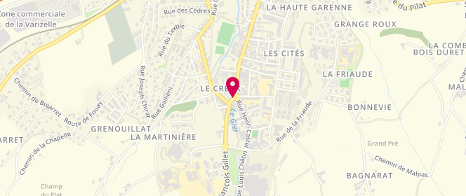 Plan de Aux Delices d'Amandine, 4 Place Louis Comte, 42400 Saint-Chamond