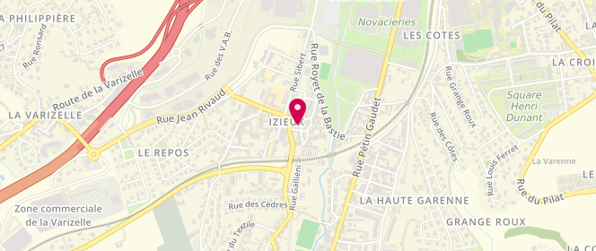 Plan de MARTINET Eric, 6 Place Nationale, 42400 Saint-Chamond