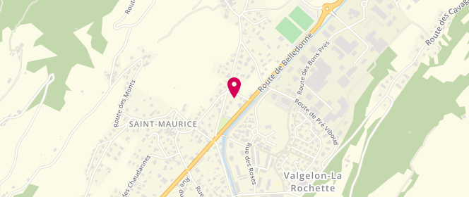 Plan de Boulangerie Patisserie Laurent, 3 avenue des Alpes, 73110 Valgelon-La Rochette