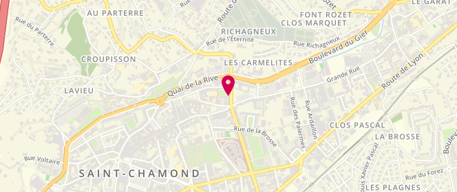 Plan de David bory, 9 Rue de la Charité, 42400 Saint-Chamond