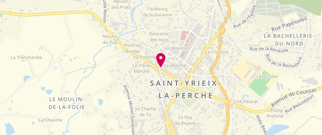 Plan de Croquenbouche, 9 Rue Emile Frange, 87500 Saint-Yrieix-la-Perche