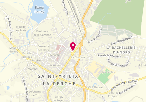 Plan de Le Fournil Arédien, 33 avenue Gambetta, 87500 Saint-Yrieix-la-Perche