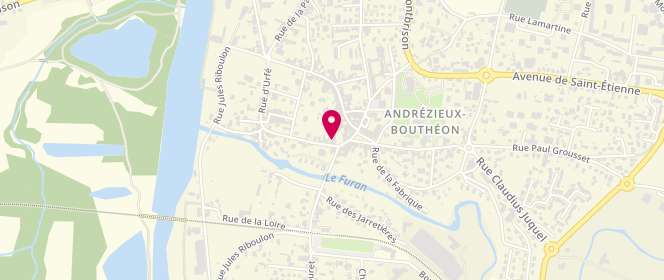 Plan de La Boulange des Matrus, 4 Rue Marcellin Girinon, 42160 Andrézieux-Bouthéon