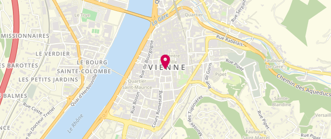 Plan de Au Temple du Pain, 48 Rue Joseph Brenier, 38200 Vienne
