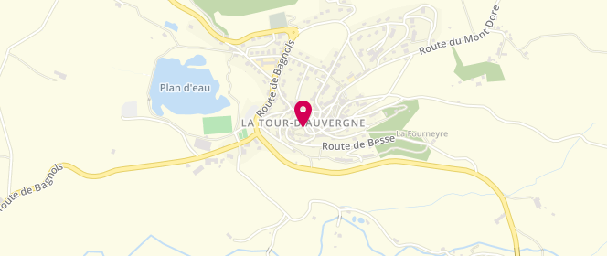Plan de Banette, Place de L&#039;Eglise, 63680 La Tour-d'Auvergne