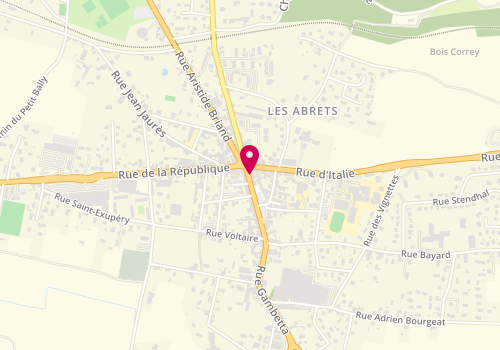 Plan de Le Pain d'Anatole, 33 Rue Gambetta, 38490 Les Abrets-en-Dauphiné