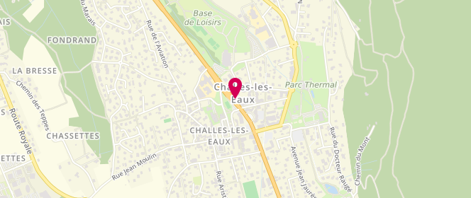 Plan de Le Relais du Pain, 1239 Avenue de Chambery, 73190 Challes-les-Eaux