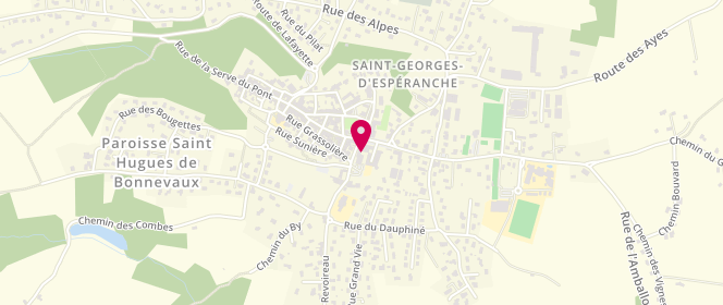 Plan de Le Fournil de Saint Georges, 5 Place de la Mairie, 38790 Saint-Georges-d'Espéranche