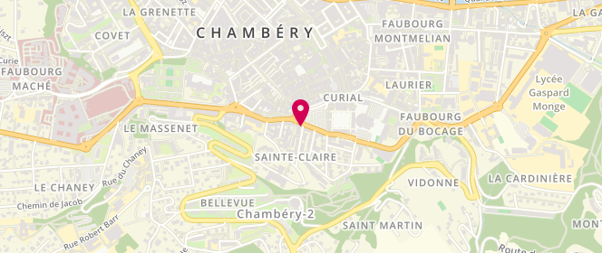Plan de La Griottine, 11 place Monge, 73000 Chambéry