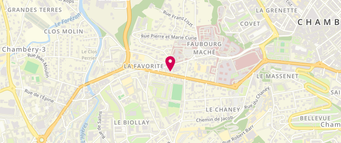 Plan de La Panière, 1014 avenue de Lyon, 73000 Chambéry
