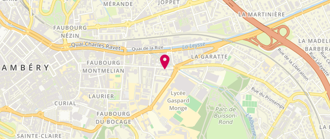 Plan de Aux Délices du Faubourg, 560 Faubourg Montmélian, 73000 Chambéry