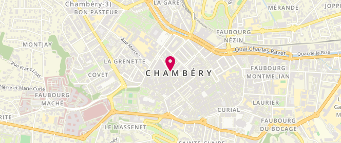 Plan de La Talemelerie Sénat, 16 Rue du Sénat de Savoie, 73000 Chambéry