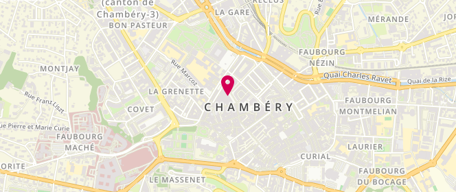 Plan de La Panière, 5 place de Genève, 73000 Chambéry
