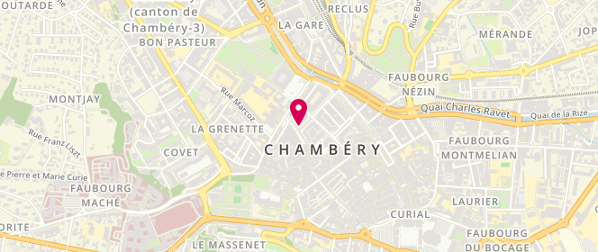 Plan de Maison Chanvillard, 6 place de Genève, 73000 Chambéry