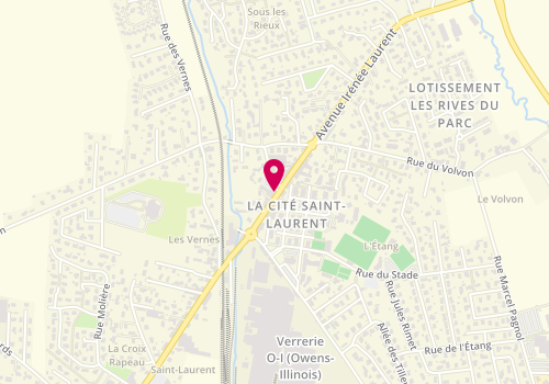 Plan de Les Douceurs d'Aristide, 2 Place Aristide Briand, 42340 Veauche