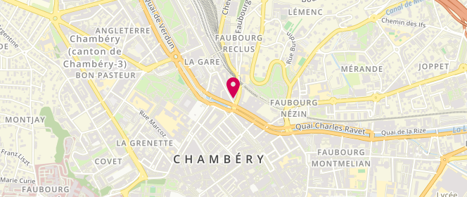Plan de L'Arche A Pain, 20 Rue Sommeiller, 73000 Chambéry
